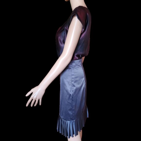 BCBGeneration Stylish Satiny Dress for Evening, Formal, or Wedding Wear - Picture 13 of 14